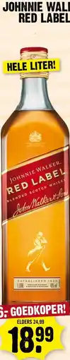Dirk Johnnie walker red label aanbieding