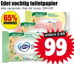 Dirk Edet vochtig toiletpapier aanbieding