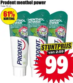 Dirk Prodent menthol power aanbieding