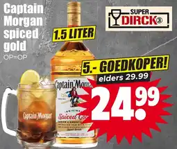 Dirk Captain Morgan Spiced Gor aanbieding