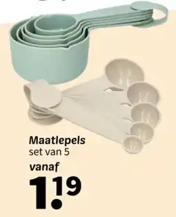 Wibra Maatlepels aanbieding