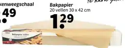 Wibra Bakpapier aanbieding