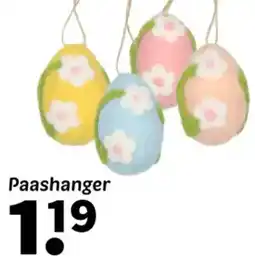 Wibra Paashanger aanbieding