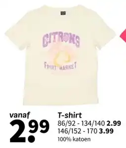 Wibra T-shirt aanbieding