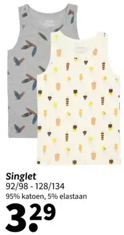 Wibra Singlet aanbieding