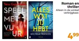 Trekpleister Roman en thriller aanbieding