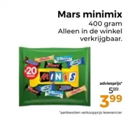 Trekpleister Mars minimix aanbieding