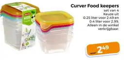 Trekpleister Curver Food keepers aanbieding