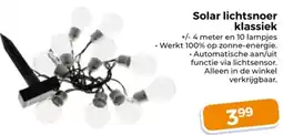Trekpleister Solar lichtsnoer klassiek aanbieding