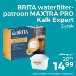 Trekpleister Brita waterfilter patroon maxtra pro kalk expert aanbieding