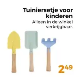 Trekpleister Tuiniersetje voor kinderen aanbieding
