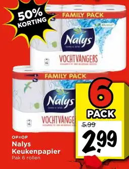 Vomar Voordeelmarkt Nalys Keukenpapier aanbieding