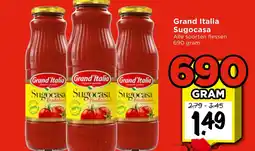 Vomar Voordeelmarkt Grand Italia Sugocasa aanbieding