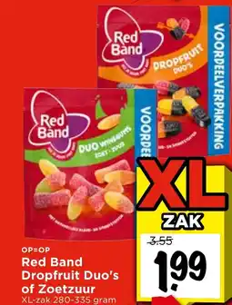 Vomar Voordeelmarkt Red Band Dropfruit Duo's of Zoetzuur aanbieding