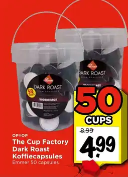 Vomar Voordeelmarkt The Cup Factory Dark Roast Koffiecapsules aanbieding