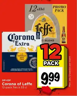 Vomar Voordeelmarkt Corona of Leffe aanbieding