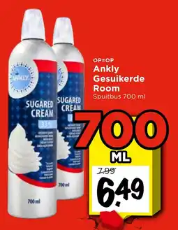 Vomar Voordeelmarkt Ankly Gesuikerde Room aanbieding