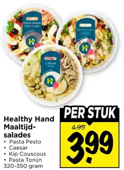 Vomar Voordeelmarkt Healthy Hand Maaltijd salades aanbieding