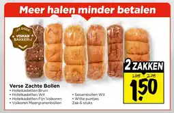 Vomar Voordeelmarkt Verse Zachte Bollen aanbieding