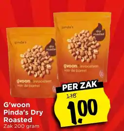 Vomar Voordeelmarkt G'woon Pinda's Dry Roasted aanbieding