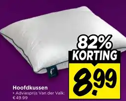 Vomar Voordeelmarkt Hoofdkussen aanbieding