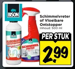 Vomar Voordeelmarkt Schimmelvreter of Vloeibare Ontstopper aanbieding