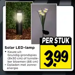 Vomar Voordeelmarkt Solar LED-lamp aanbieding