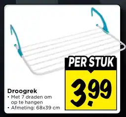Vomar Voordeelmarkt Droogrek aanbieding