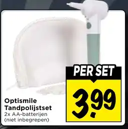 Vomar Voordeelmarkt Optismile Tandpolijstset aanbieding