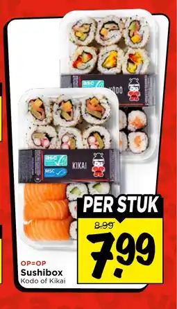 Vomar Voordeelmarkt Sushibox aanbieding