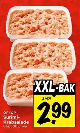 Vomar Voordeelmarkt Surimi- Krabsalade aanbieding