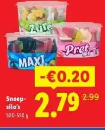 Lidl Snoep- silo's aanbieding