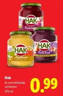 Lidl Hak aanbieding