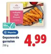 Lidl Gepaneerde garnalen aanbieding
