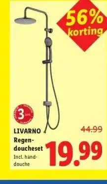 Lidl LIVARNO Regen- doucheset aanbieding