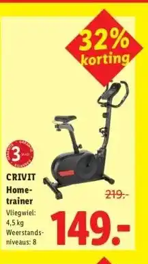 Lidl CRIVIT Home- trainer aanbieding