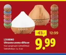 Lidl LIVARNO Ultrasone aroma-diffuser aanbieding