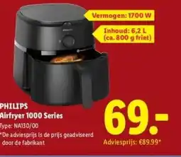Lidl PHILIPS Airfryer 1000 Series aanbieding