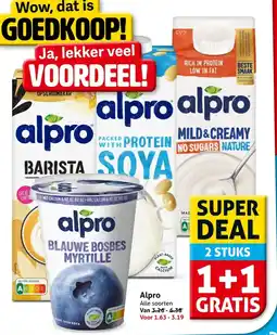 Hoogvliet Alpro aanbieding
