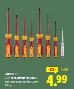Lidl PARKSIDE VDE-schroevendraaierset aanbieding