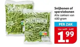 Hoogvliet Snijbonen of sperziebonen aanbieding