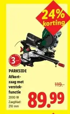 Lidl PARKSIDE Afkort- zaag met verstek-functie aanbieding