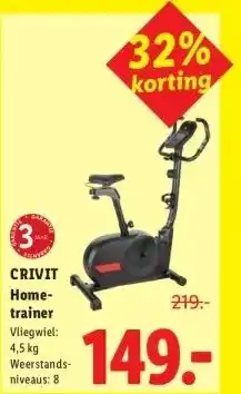 Lidl CRIVIT Home-trainer aanbieding