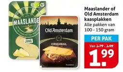 Hoogvliet Maaslander of Old Amsterdam kaasplakken aanbieding