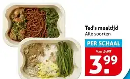 Hoogvliet Ted's maaltijd aanbieding