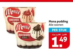 Hoogvliet Mona pudding aanbieding