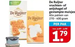 Hoogvliet De Ruijter vruchten- of anijshagel of gestampte muisjes aanbieding