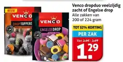 Hoogvliet Venco dropduo veelzijdig zacht of Engelse drop aanbieding