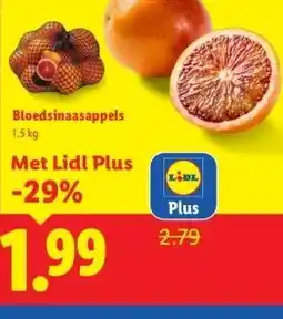 Lidl Bloedsinaasappels aanbieding