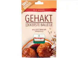 Hoogvliet Verstegen kruidenmix voor gehakt lekkerste balletje aanbieding